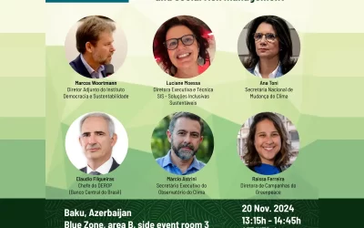 Te convidamos para um passo decisivo para integrar o setor financeiro à sustentabilidade!